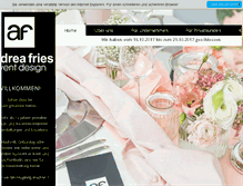 Tablet Screenshot of andrea-fries.de